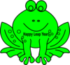 Leap Year Frog Clip Art