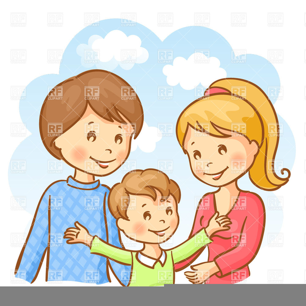 mother and father clipart