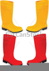 Rubber Boots Clipart Image