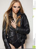 Black Leather Jacket Clipart Image