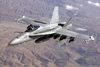 U.s. Navy F/a-18 Prepares For Aerial Refueling. Image