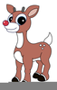 Rudolph Reindeer Cartoon Image