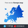 Free Clipart Map Of Europe Image