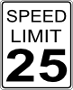 Paulprogrammer Ca Speed Limit Roadsign Clip Art