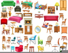 Furniture Layout Clipart Image