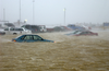Rain And Heavy Winds From Hurricane Isabel Flooded Portions Of Fleet Parking At Naval Station Norfolk, Virginia. Image