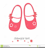 Pink Baby Shoes Clipart Image