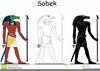 Ancient Egyptian Gods Clipart Image