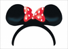 Minnie Mouse Red Bow Clipart Image