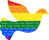 Rainbow Peace Dove Clip Art