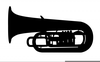 Tuba Silhouette Image