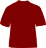 Maroon T-shirt Clip Art