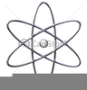 Free Clipart Illustration Of An Atom Image