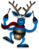 Reindeer Drummer Clip Art