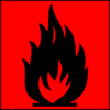 Flammable Red Clip Art
