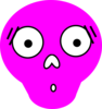 Scared Magenta Clip Art