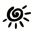 Doodle Sun Black Opa Clip Art