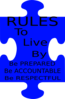 Rules Poster Clip Art