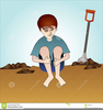 Child Resting Clipart Image