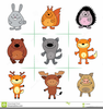 Baby Forest Animal Clipart Image