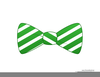Striped Bow Tie Clipart Image