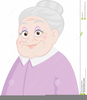 Smiling Old Ladies Clipart Image