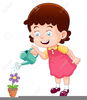 Free Clipart Watering Flowers Image