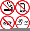 No Gum Chewing Clipart Image