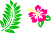 Hibiscus 25 Clip Art