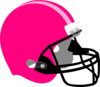 Pink/light Pink Helmet Clip Art