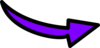 Purple Curvy Arrow Clip Art