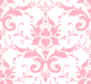 Pink Damask Pattern Ffb5c5 Clip Art