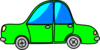 Car Green Cartoon Transport Clip Art