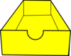 Yellow Shoe Box Clip Art