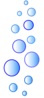 More N More Blue Bubbles  Clip Art