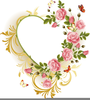 Victorian Hearts Clipart Image