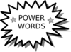 Power Word Card1 Clip Art