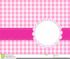 Free Pink Gingham Clipart Image