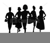 Ladies Shopping Free Clipart Image