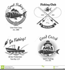 Hunting And Fishing Vector Clipart Image