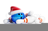 Free Clipart Santa Bowling Image