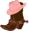 Cowgirl Boots Clip Art