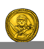 Pirate Coin Clipart Image