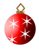 Modern Christmas Trees And Ornaments Clipart Image