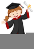 Free Graduation Vector Clipart Image