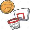 Cartoon Basket Ball Clipart Image