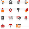 Handling And Logistics Icons Image