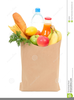 Free Clipart Grocery Bag Image