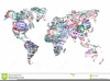 World Map Design Vector Clipart Image
