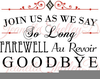 Farewell Party Invitation Clipart Image